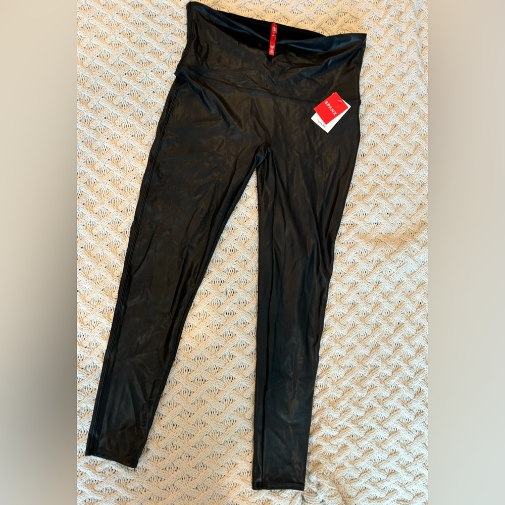 NWT Spanx Faux Leather Leggings
